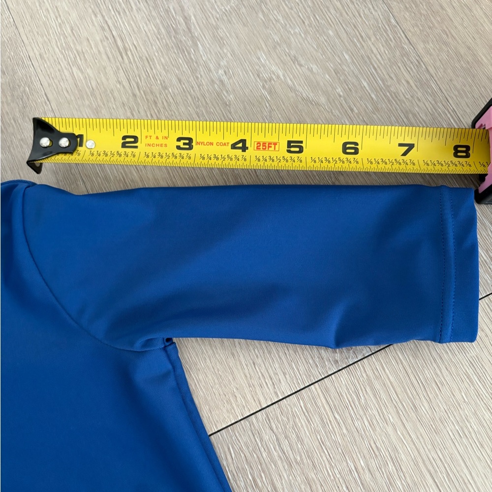 Primary Baby Kids Swim Top Rash Guard 0-3 Months Blue Swim Pool Summer UPF 50+ - Picture 8 of 11